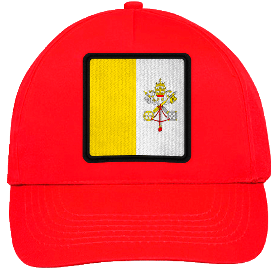 Gorra infantil con bandera Ciudad del Vaticano