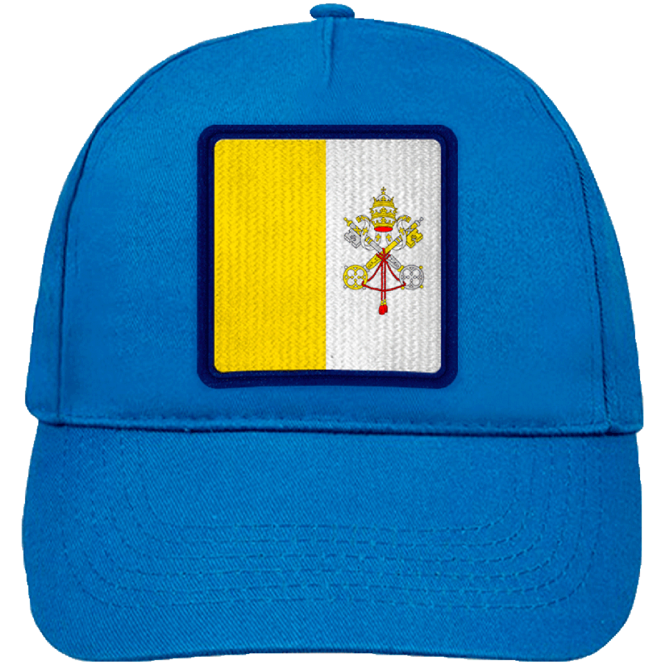 Gorra infantil con bandera Ciudad del Vaticano