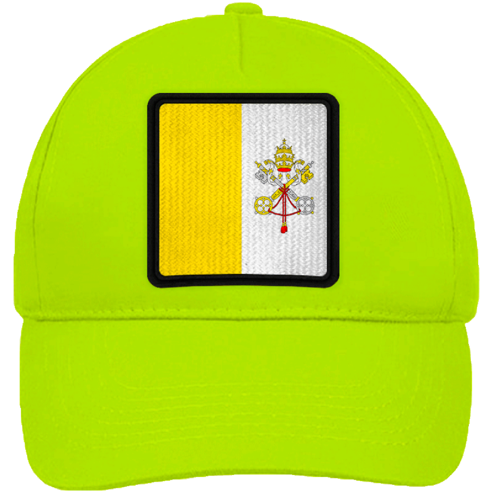 Gorra infantil con bandera Ciudad del Vaticano