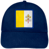 Gorra infantil con bandera Ciudad del Vaticano