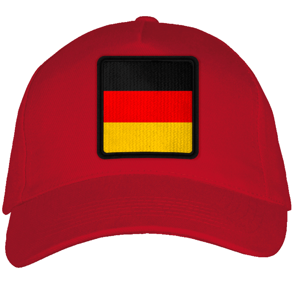 Gorra adulto con parche bandera Alemania