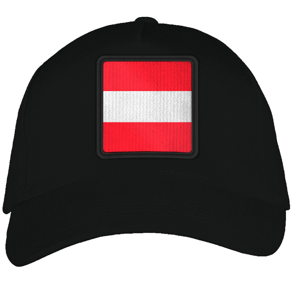 Gorra adulto con parche bandera Austria