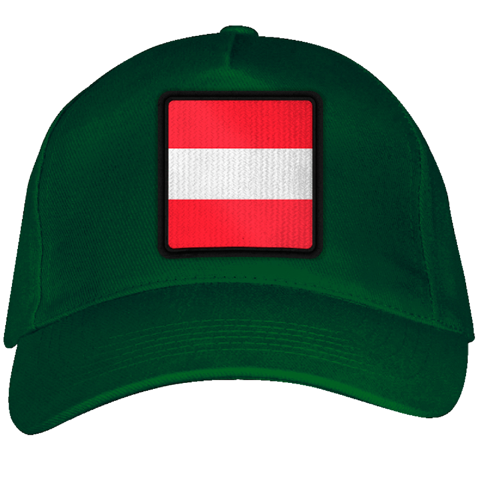 Gorra adulto con parche bandera Austria