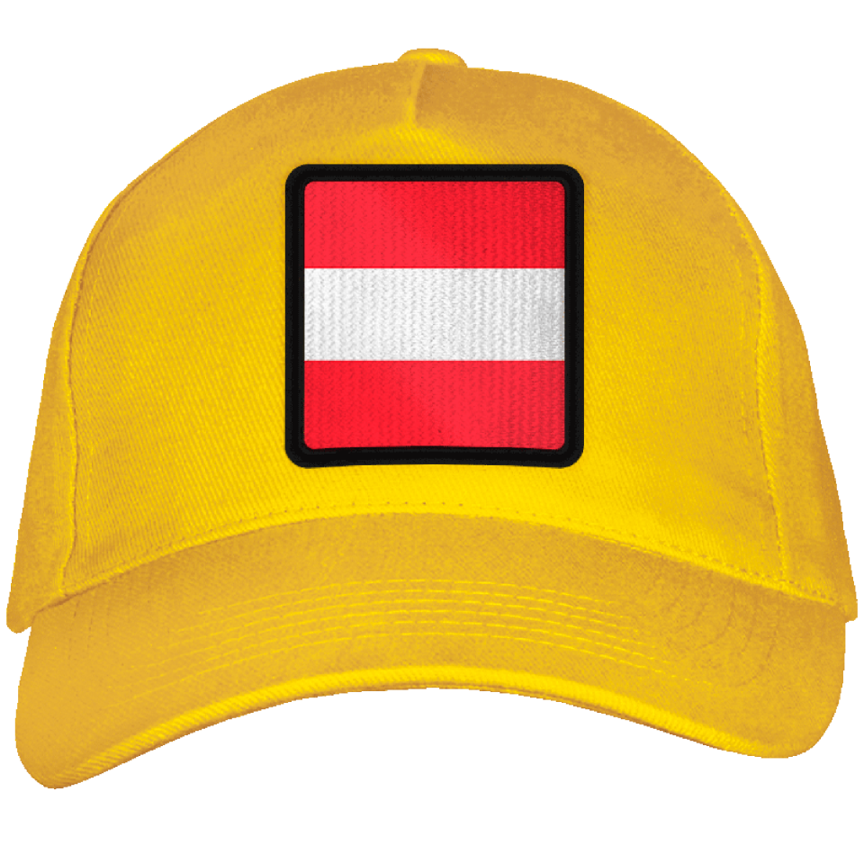 Gorra adulto con parche bandera Austria