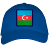 Gorra adulto con parche bandera Azerbaiyan
