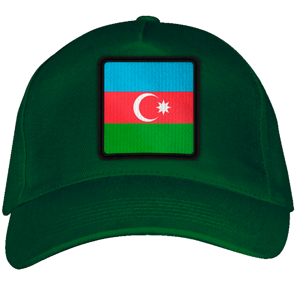 Gorra adulto con parche bandera Azerbaiyan