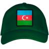 Gorra adulto con parche bandera Azerbaiyan