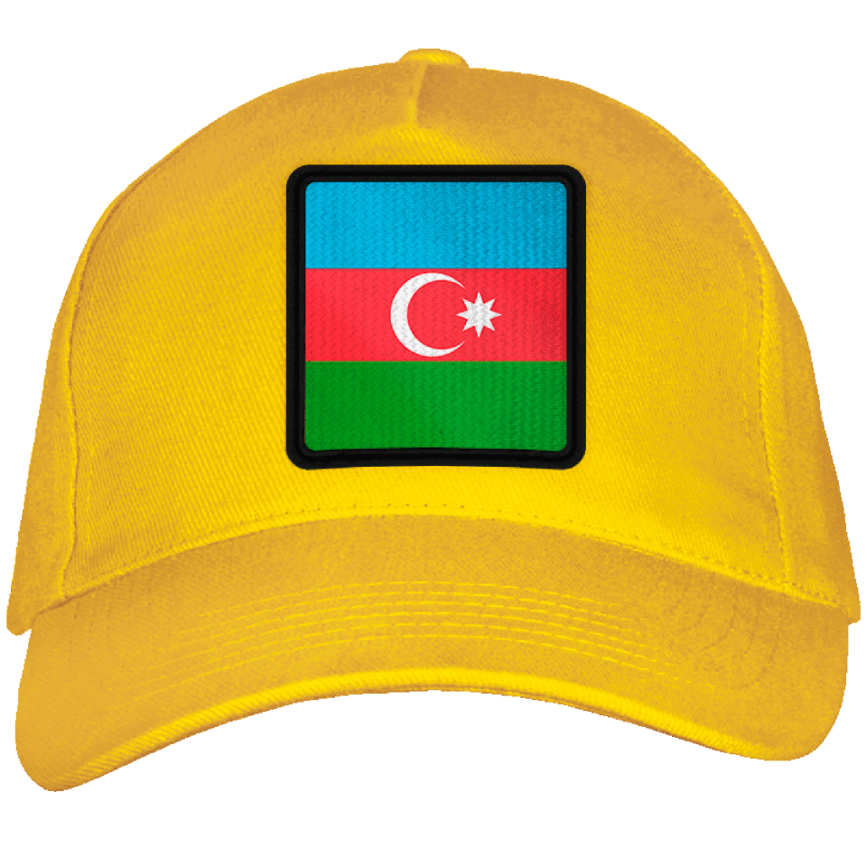 Gorra adulto con parche bandera Azerbaiyan