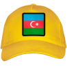 Gorra adulto con parche bandera Azerbaiyan