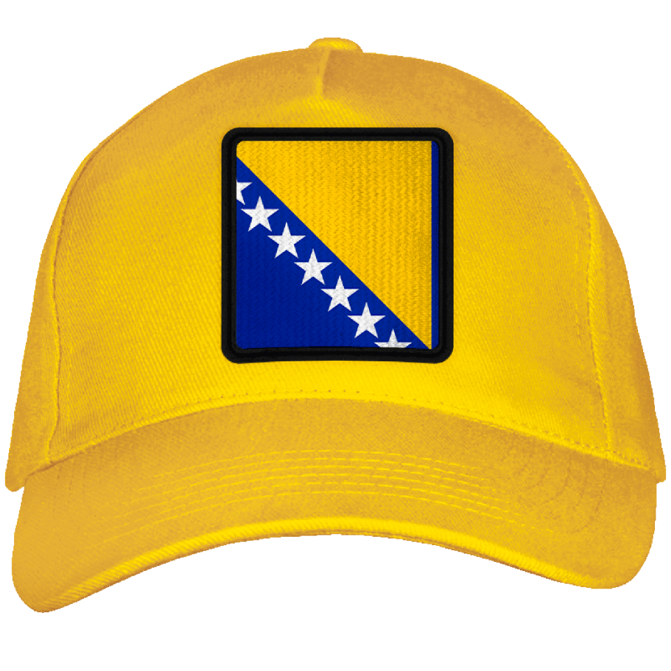 Gorra adulto con parche bandera Bosnia y Herzegovina