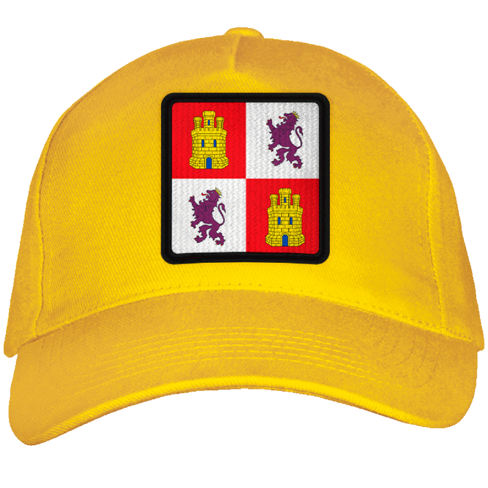 Gorra adulto con parche bandera Castilla y León