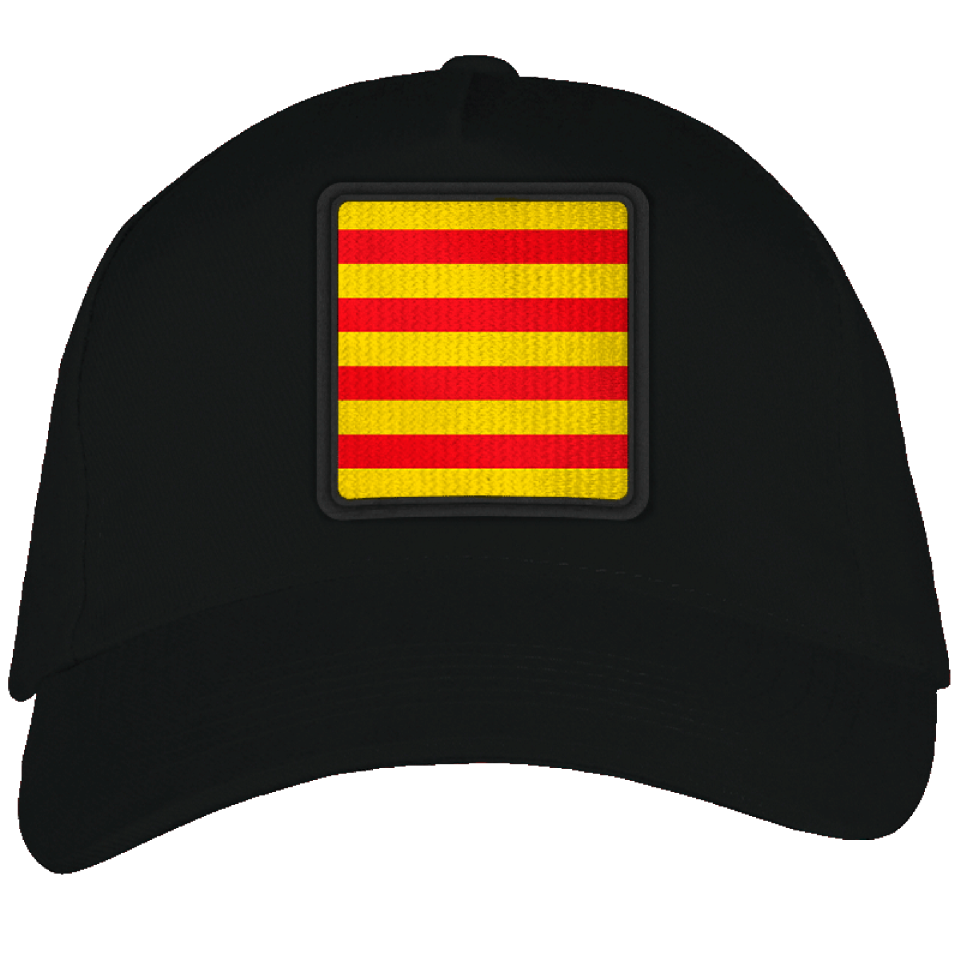 Gorra adulto con parche bandera Catalunya