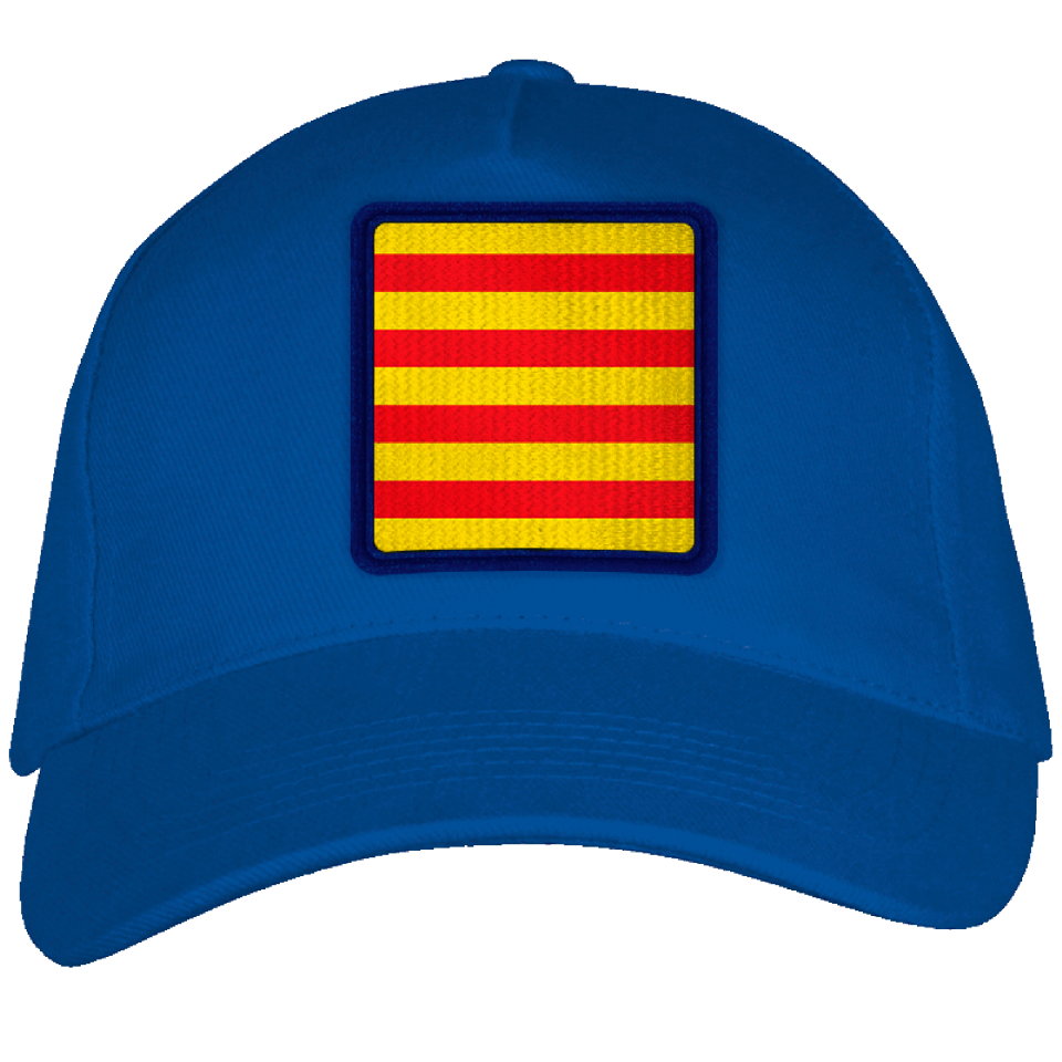 Gorra adulto con parche bandera Catalunya