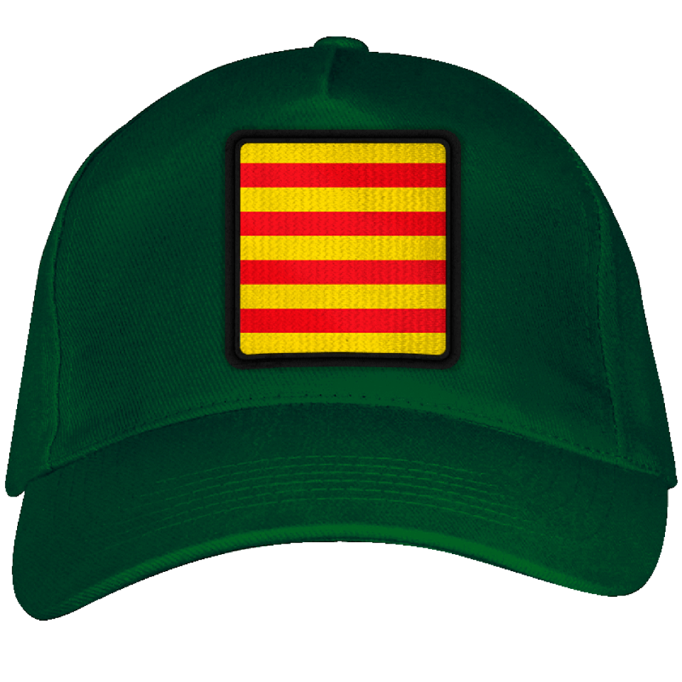 Gorra adulto con parche bandera Catalunya