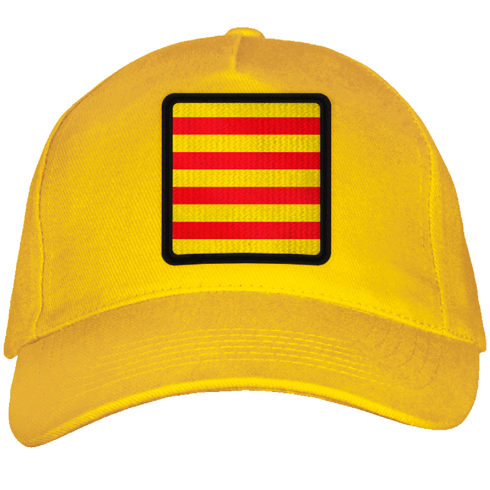 Gorra adulto con parche bandera Catalunya