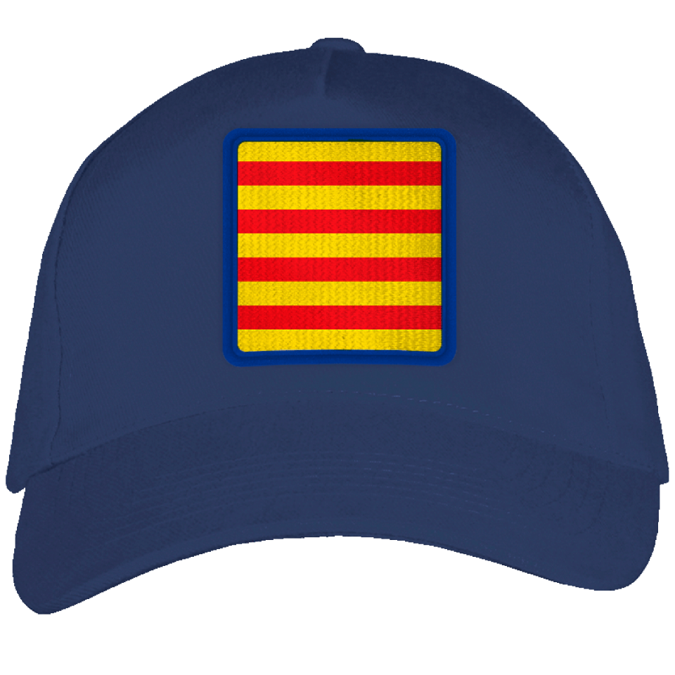 Gorra adulto con parche bandera Catalunya