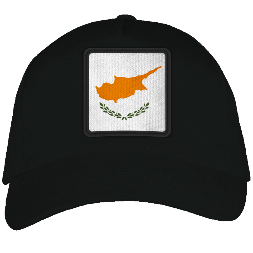 Gorra adulto con parche bandera Chipre