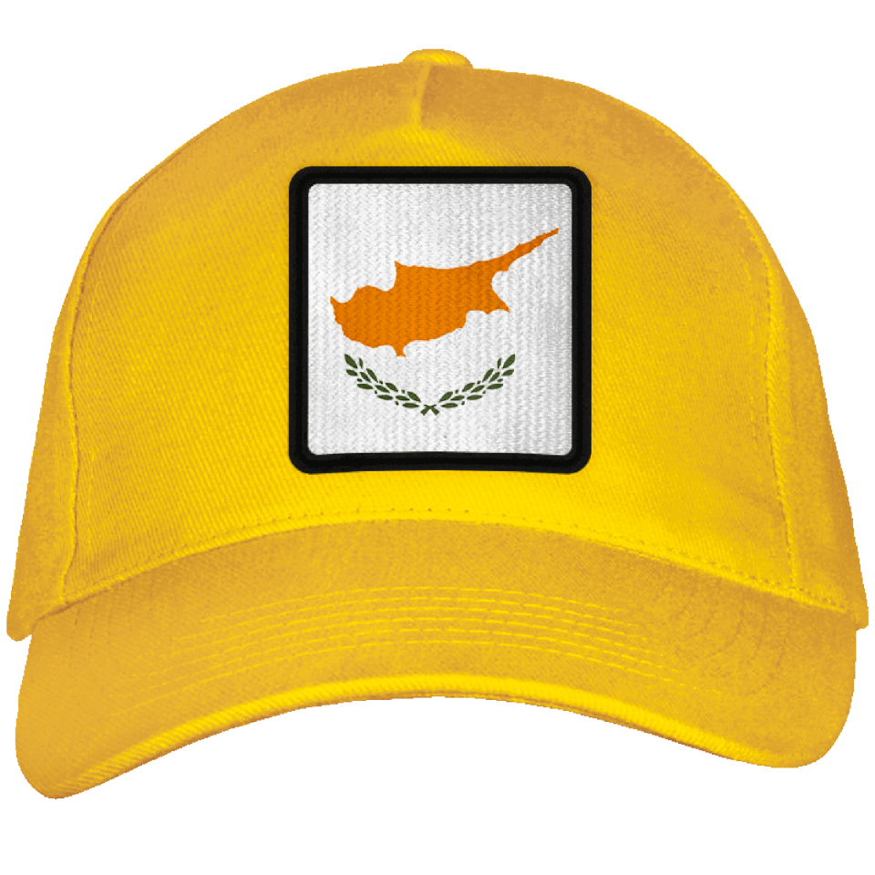 Gorra adulto con parche bandera Chipre