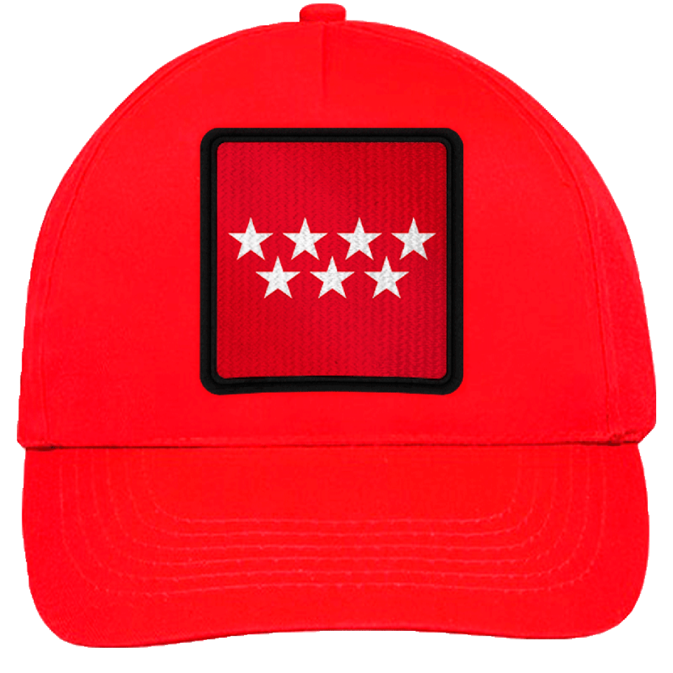 Gorra infantil con bandera Comunidad de Madrid
