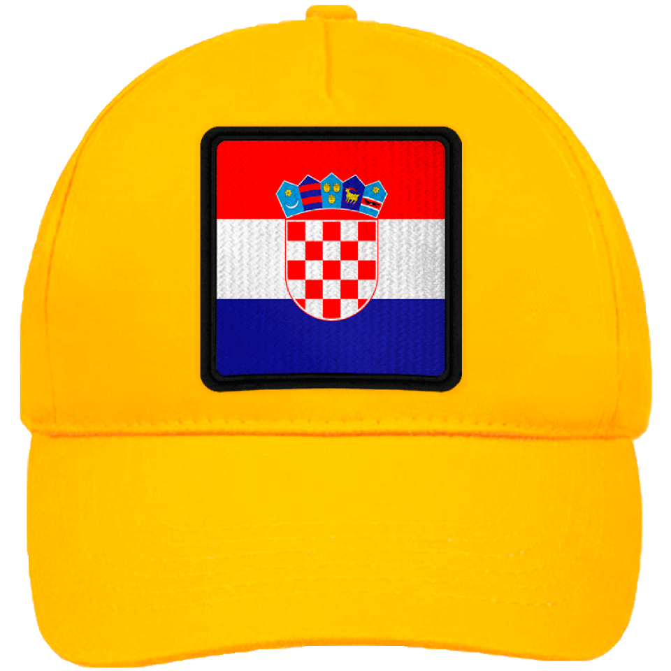 Gorra infantil con bandera Croacia
