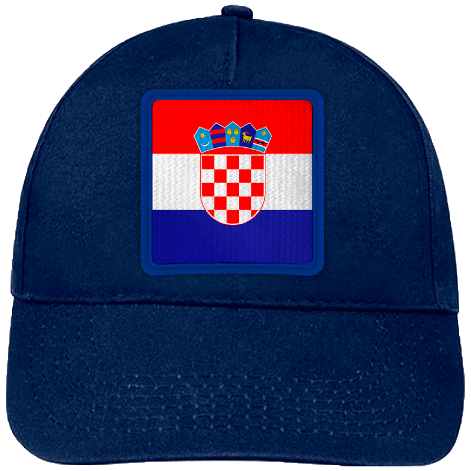 Gorra infantil con bandera Croacia