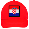 Gorra infantil con bandera Croacia