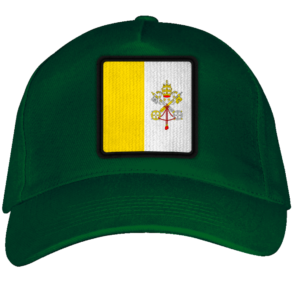Gorra adulto con parche bandera Ciudad del Vaticano