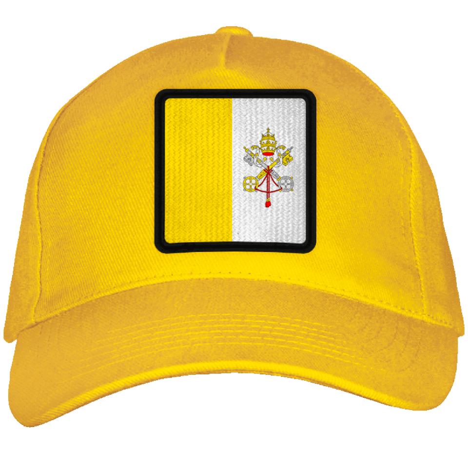 Gorra adulto con parche bandera Ciudad del Vaticano