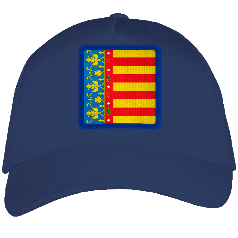 Gorra adulto con parche bandera Comunitat Valenciana