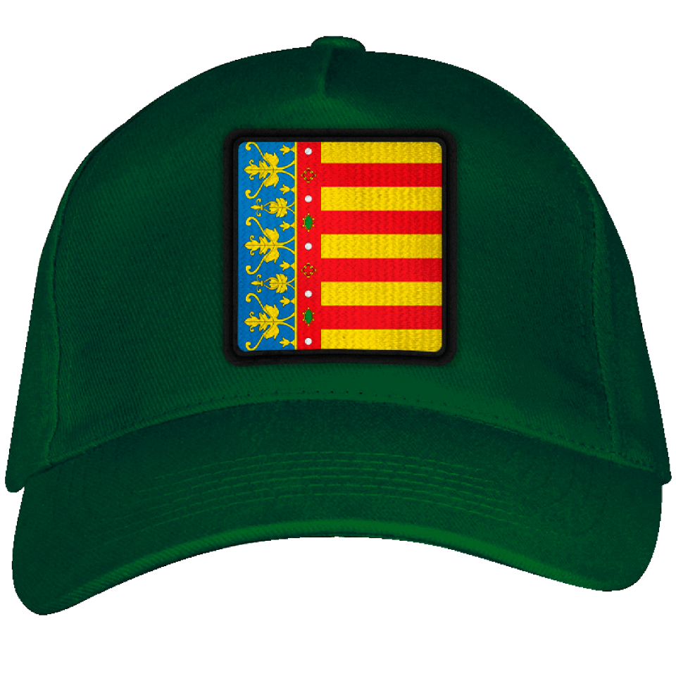 Gorra adulto con parche bandera Comunitat Valenciana