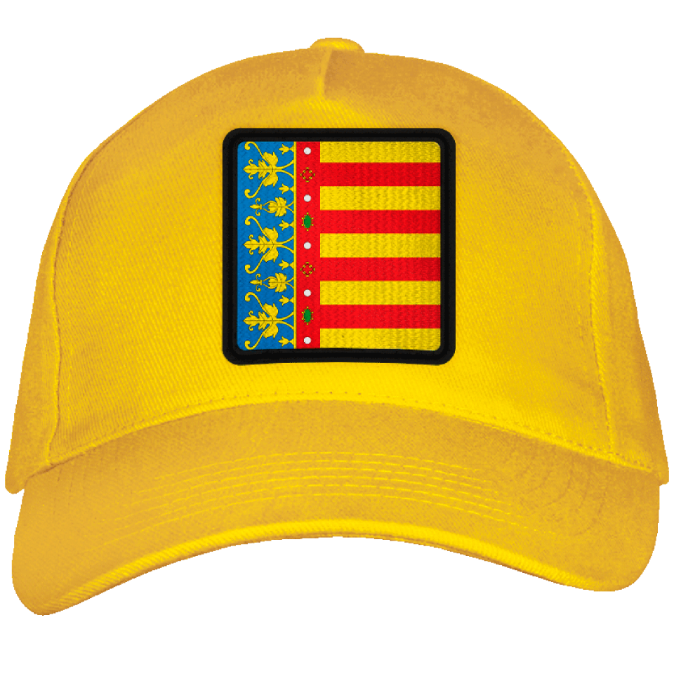 Gorra adulto con parche bandera Comunitat Valenciana