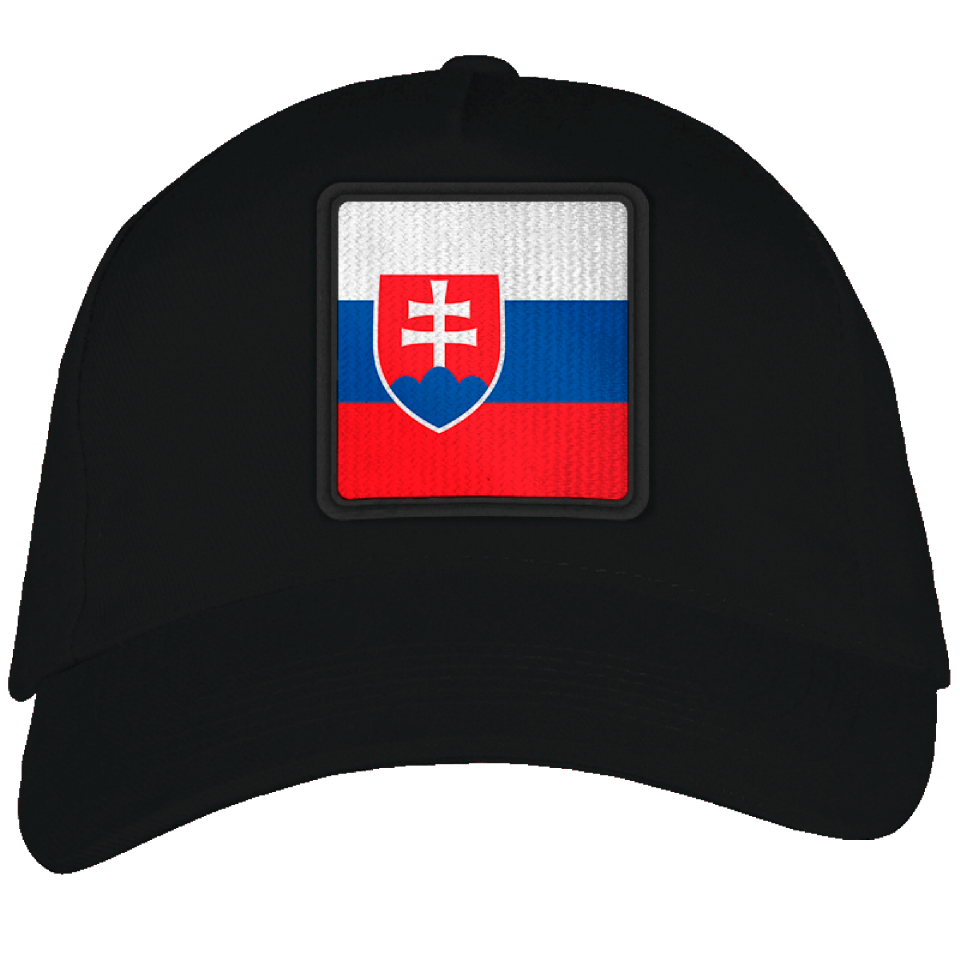 Gorra adulto con parche bandera Eslovaquia