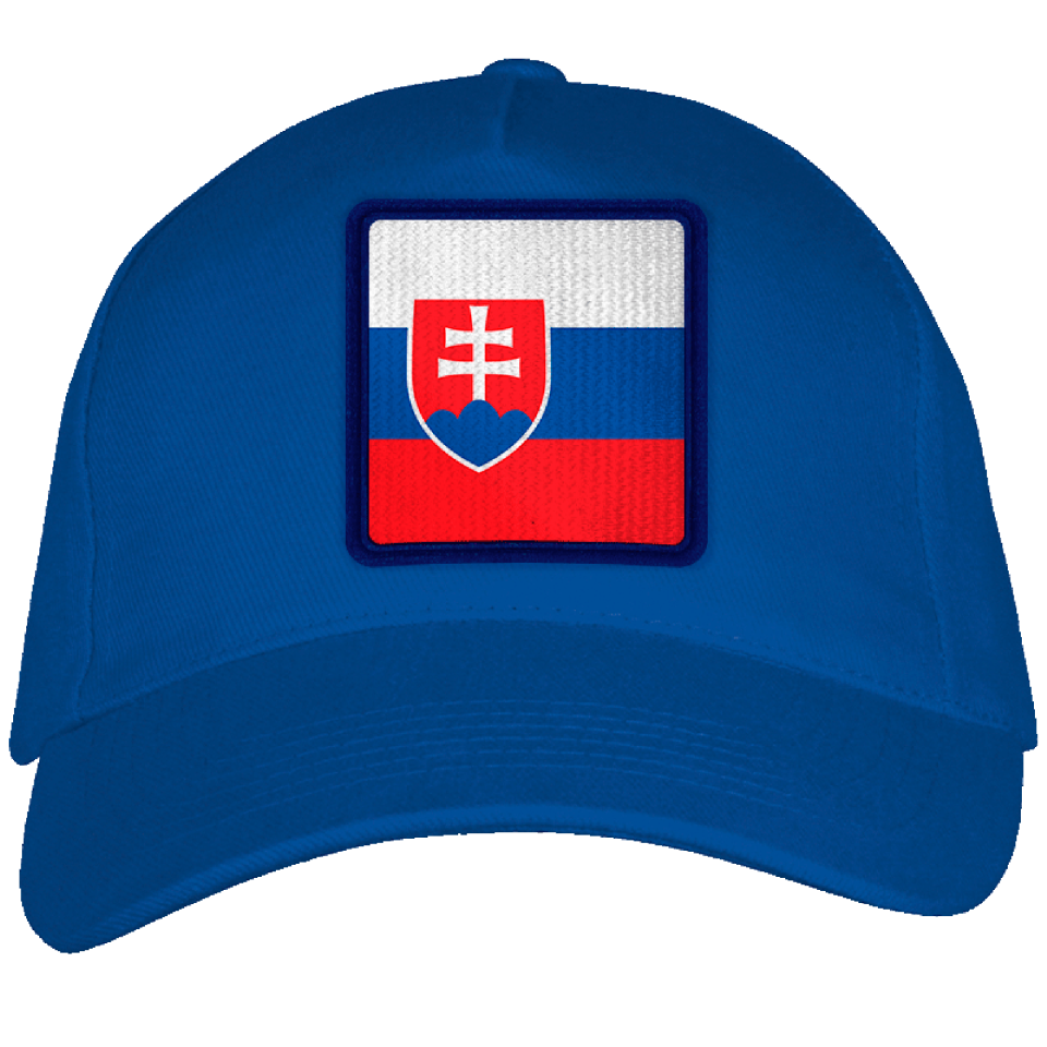 Gorra adulto con parche bandera Eslovaquia