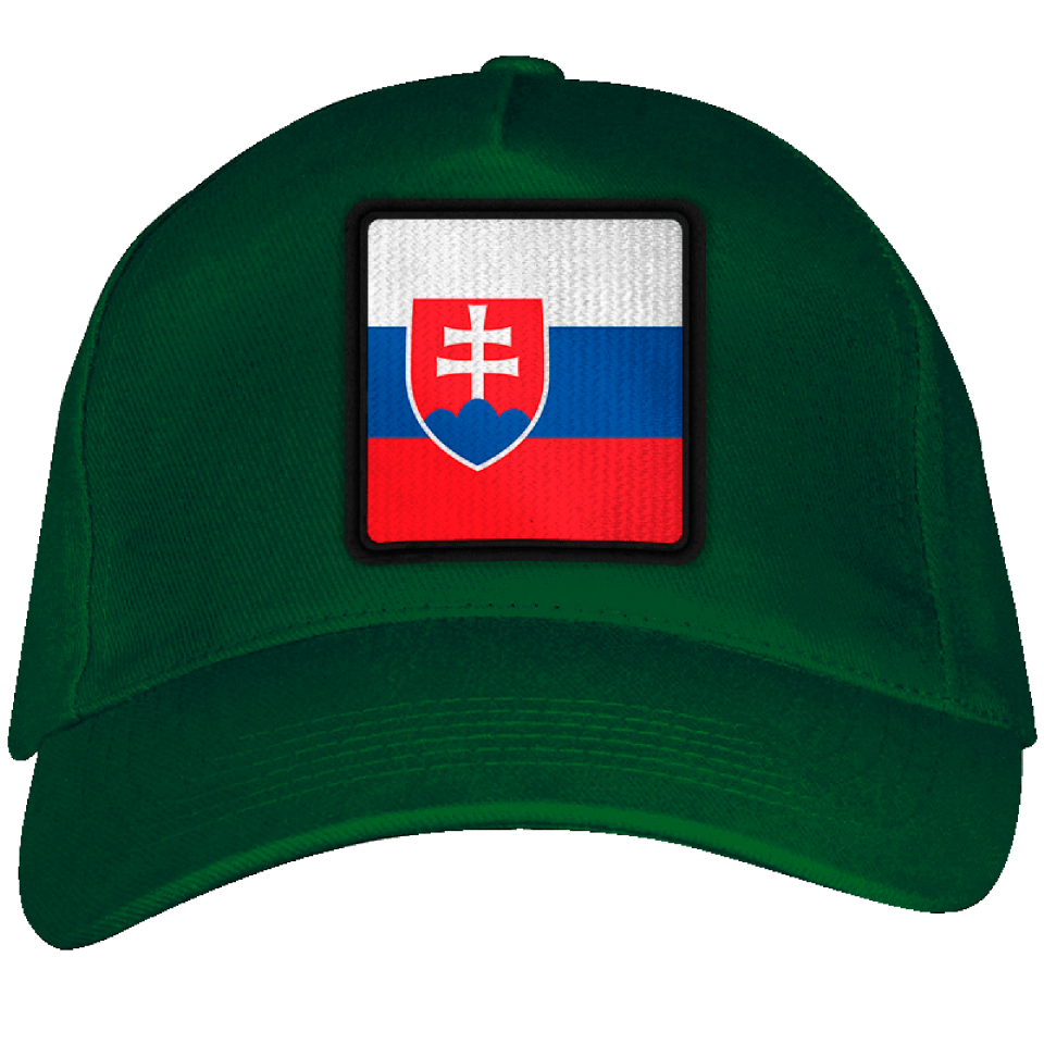 Gorra adulto con parche bandera Eslovaquia