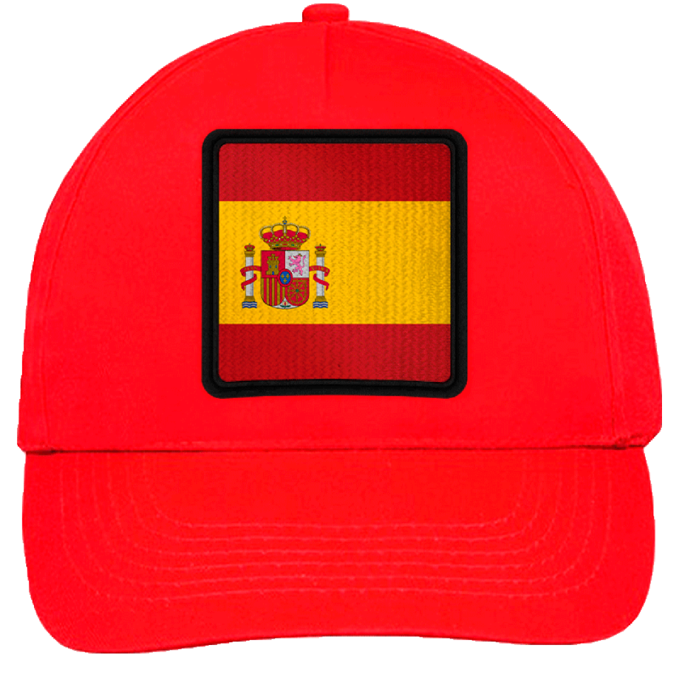 Gorra infantil con bandera España