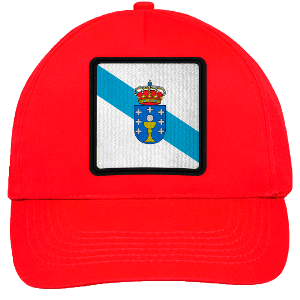 Gorra infantil con bandera Galicia