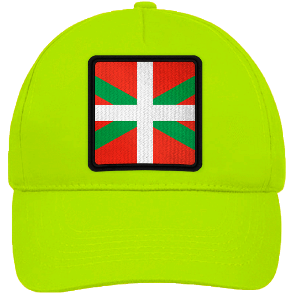 Gorra infantil con bandera País Vasco