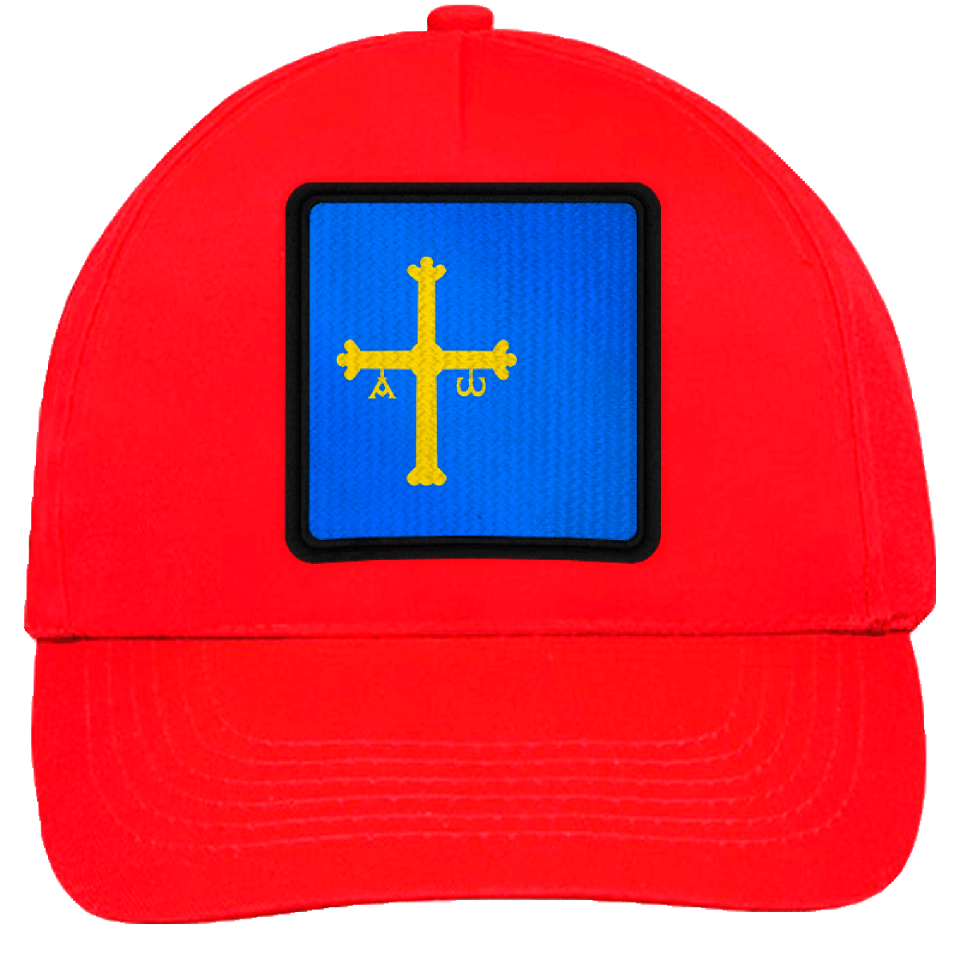 Gorra infantil con bandera Principado de Asturias