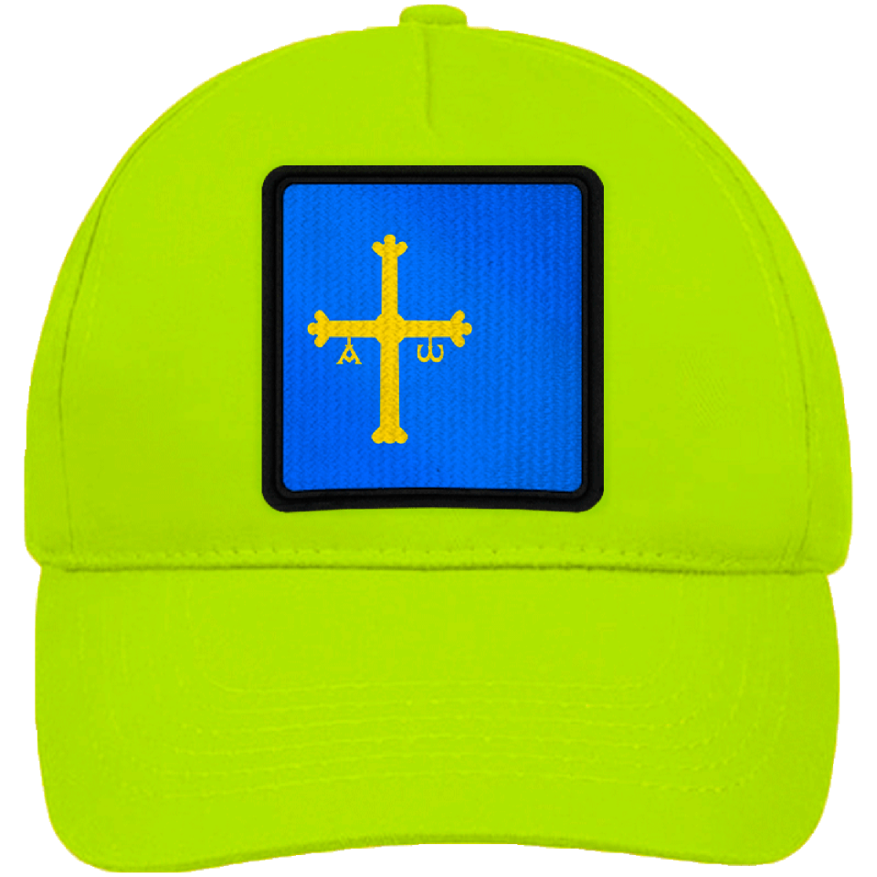 Gorra infantil con bandera Principado de Asturias