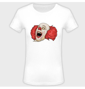 Camiseta mujer halloween: payaso