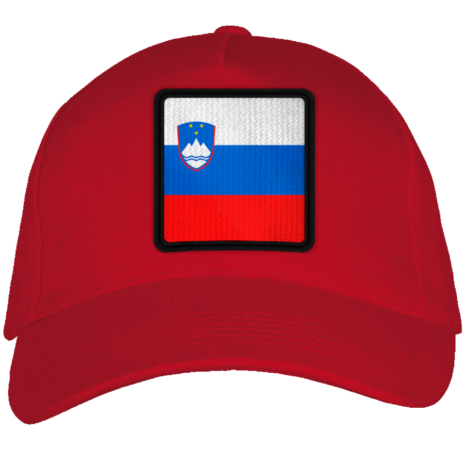 Gorra adulto con parche bandera Eslovenia