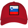 Gorra adulto con parche bandera Eslovenia