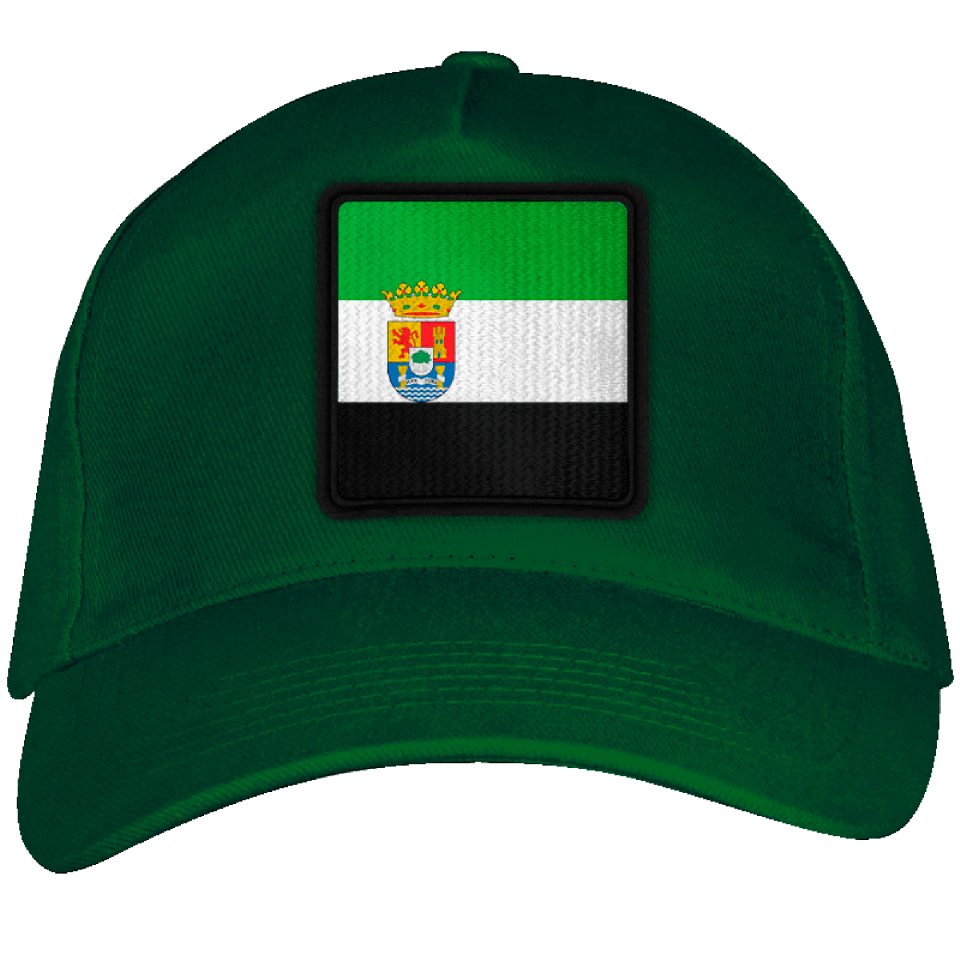 Gorra adulto con parche bandera Extremadura