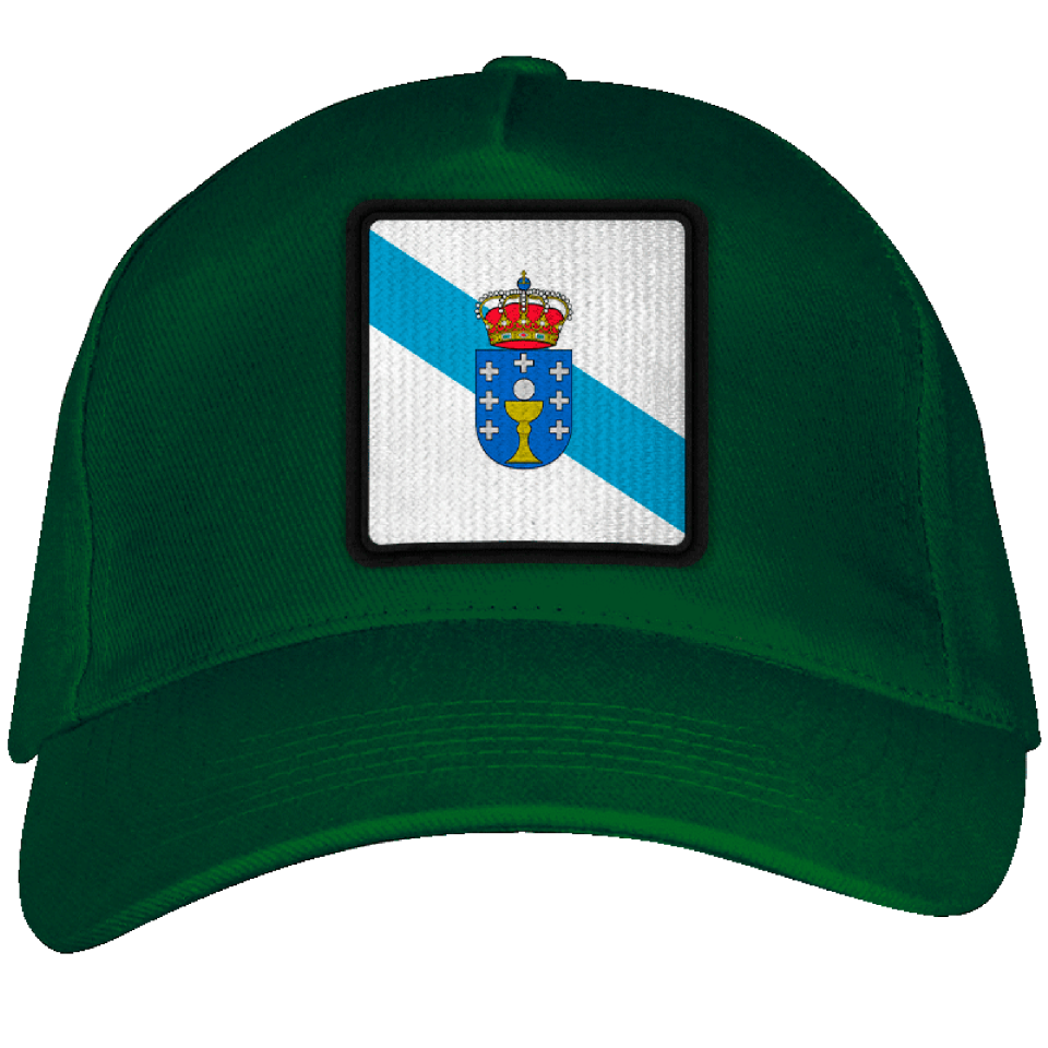 Gorra adulto con parche bandera Galicia