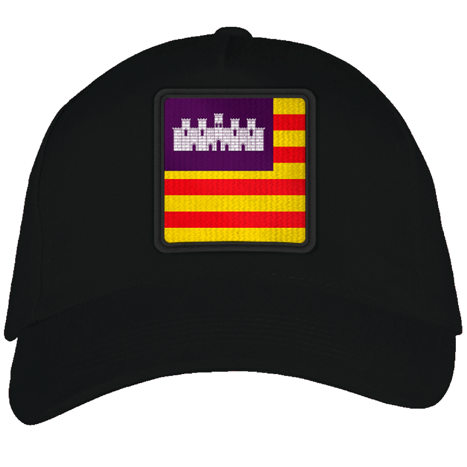 Gorra adulto con parche bandera Islas Baleares
