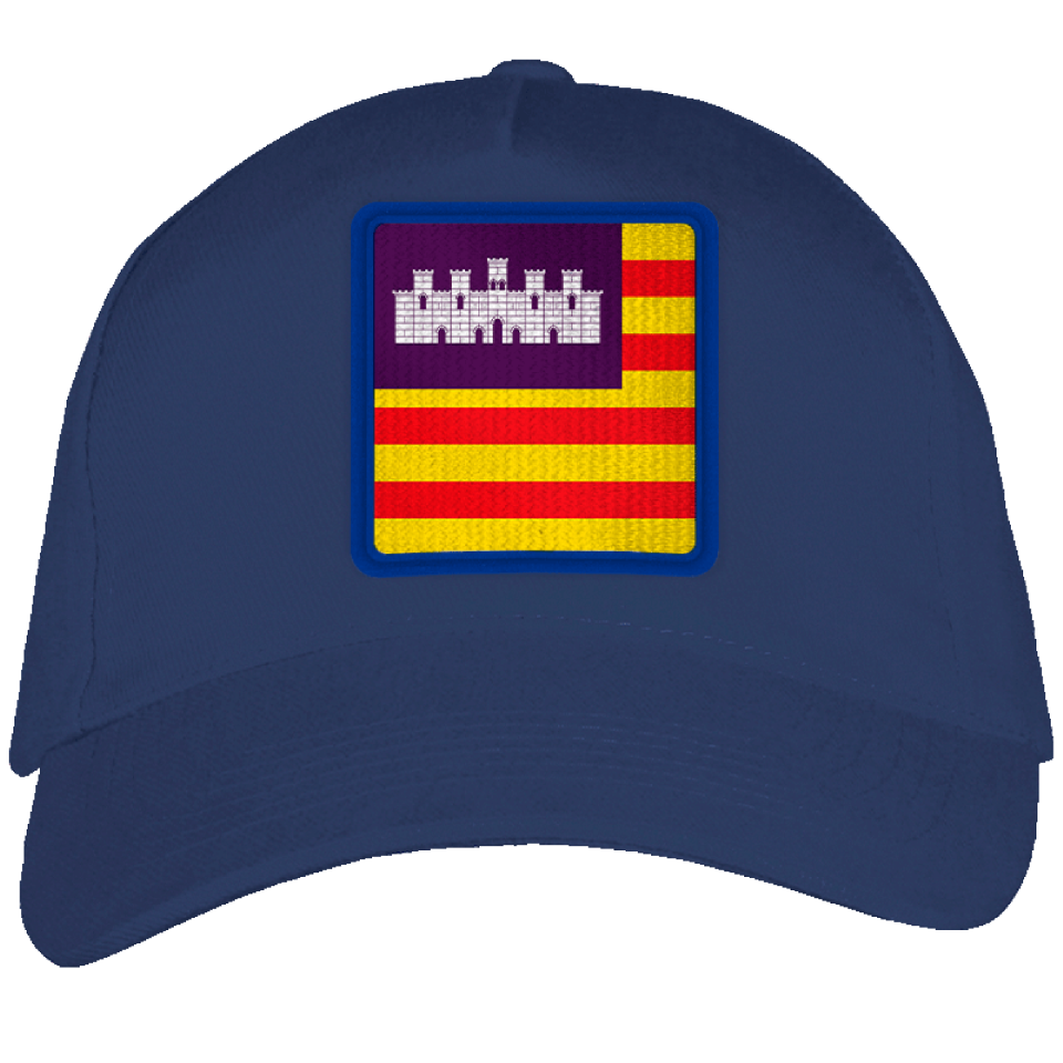 Gorra adulto con parche bandera Islas Baleares