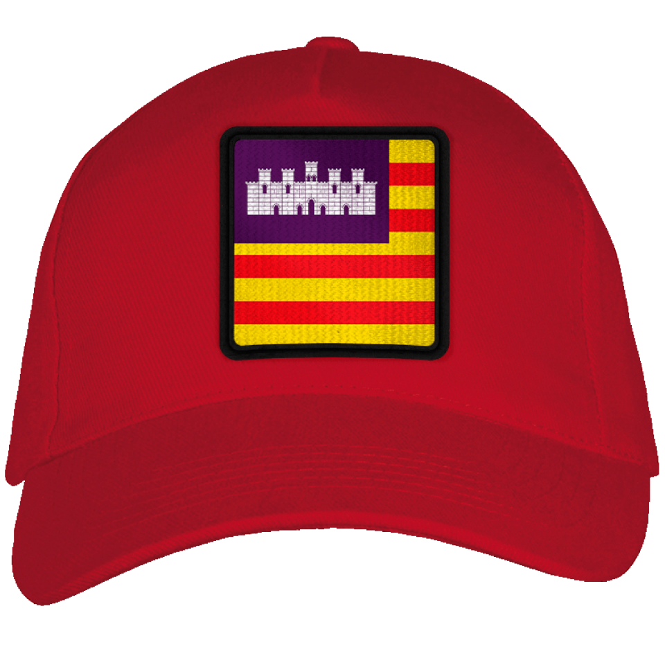 Gorra adulto con parche bandera Islas Baleares