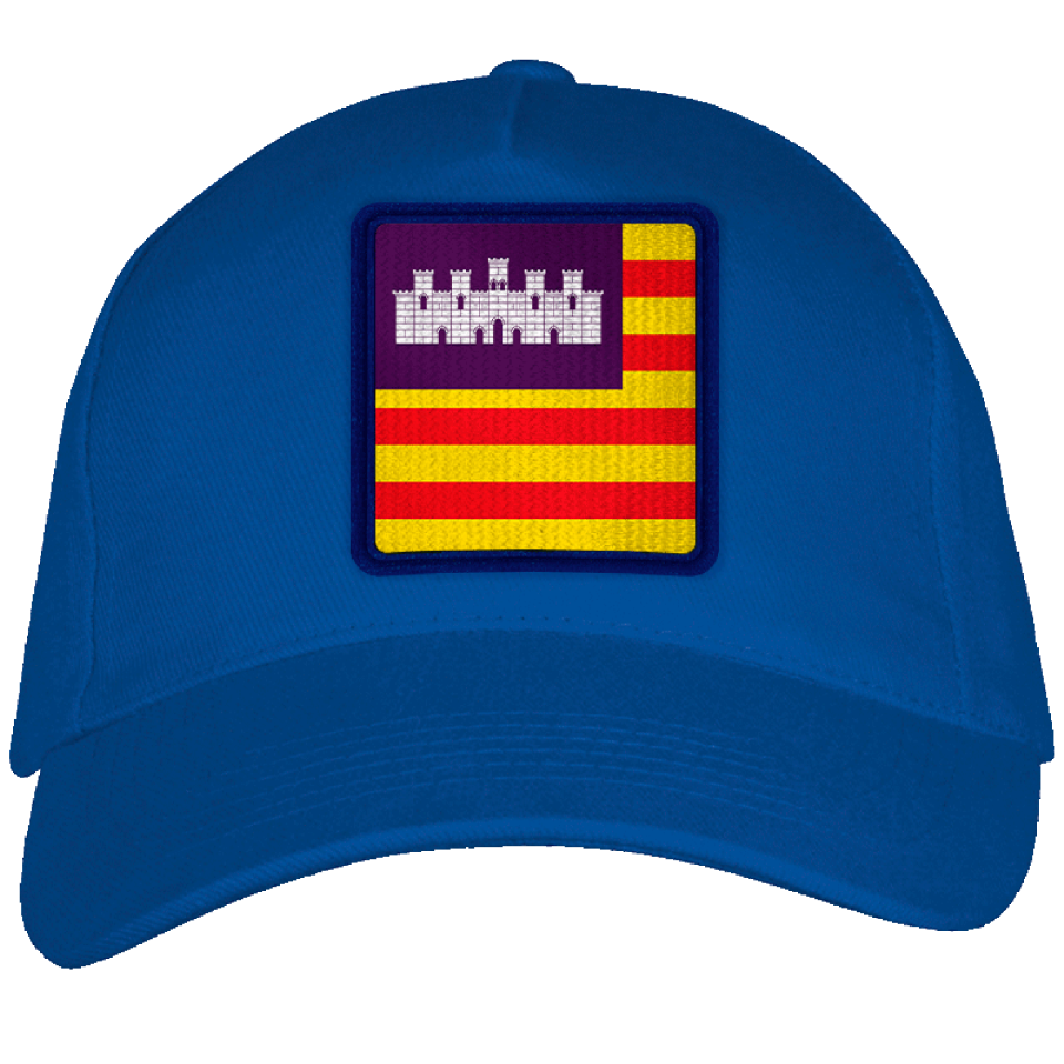 Gorra adulto con parche bandera Islas Baleares