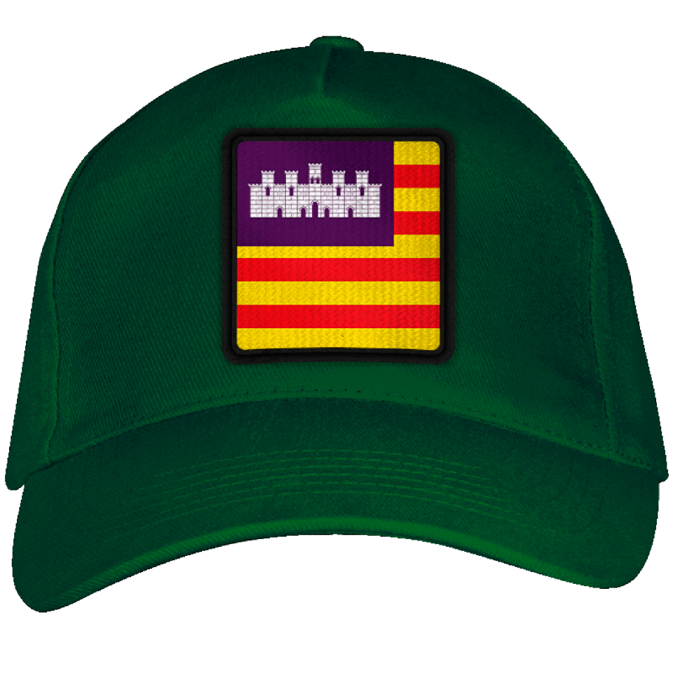 Gorra adulto con parche bandera Islas Baleares