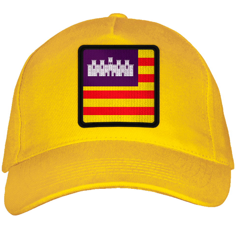 Gorra adulto con parche bandera Islas Baleares
